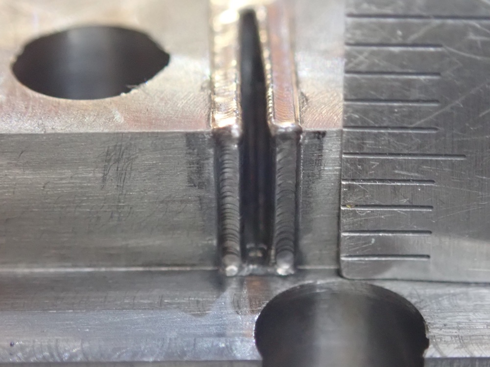 レーザー溶接後 レーザー溶接後