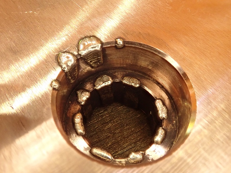 銅合金へのレーザー溶接2